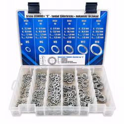 Sortiment SCHNORR® Låsbrickor M5–M16 210 delar