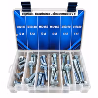Sortiment Vagnsbult 4.8 FZB M12 27 Delar