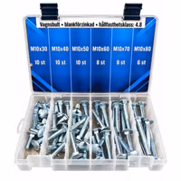 Sortiment Vagnsbult 4.8 FZB M10 52 Delar