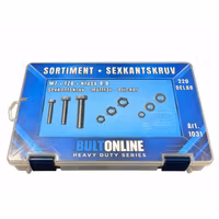 Sortiment Sexkantskruv 8.8 FZB M7 220 Delar