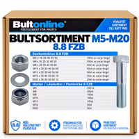 Komplett bultsortiment M5-M20 FZB