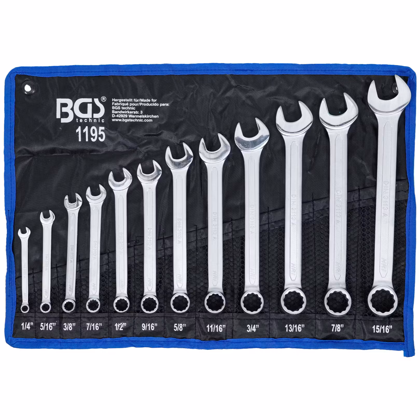 Tumsortiment UNC 1/4"–1/2" 8.8 FZB 1 080 delar + Blocknyckelsats i tum 12 delar på köpet!