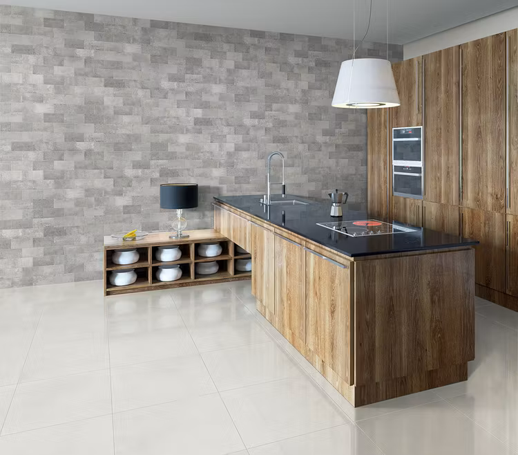 Mosaik Betontech White Matt 2,5x5