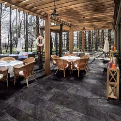 Mosaik Alfalux Stonequartz Nero 5x5