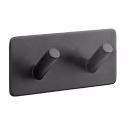 Handdukskrok Björbo Badrum 2-Krok Matt Svart