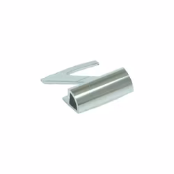 Kakellist BLANKE Rund Aluminium silvereloxerad blank 10 mm