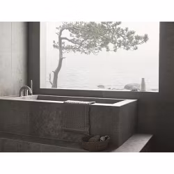 Badkarsblandare Tapwell BI 047 Black Chrome