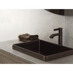 Tvättställsblandare Tapwell ARM071 Brushed Black Chrome