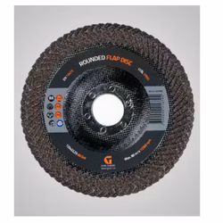 Lamellrondell Rounded Flap Disc (80 grit) 10st/frp