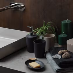 Toalettborste Spirella Takeo grey