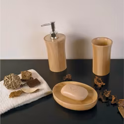 Tandborstmugg Spirella Gobi Rubberwood