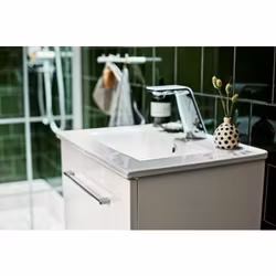 Tvättställsskåp Alterna Ella Aqua 60 cm Vit Högblank Med Tvättställ i Porslin