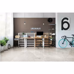 Klinker Rock Salt 60x60 White Gold Polerad