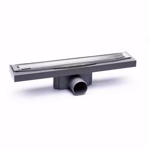 Golvbrunn Purus PRO Line Premium 1000 med Ram, 75 mm Sidoutlopp