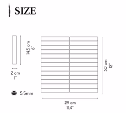 Mosaik Stick Canyon Beige 2×14,5 Blank