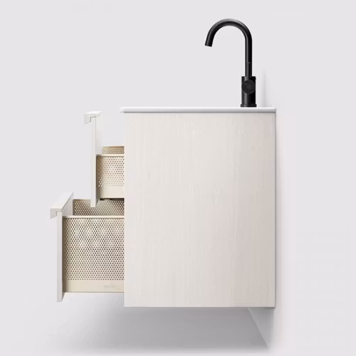 Haven H2 White Wood 60 cm Möbelpaket med Spegel