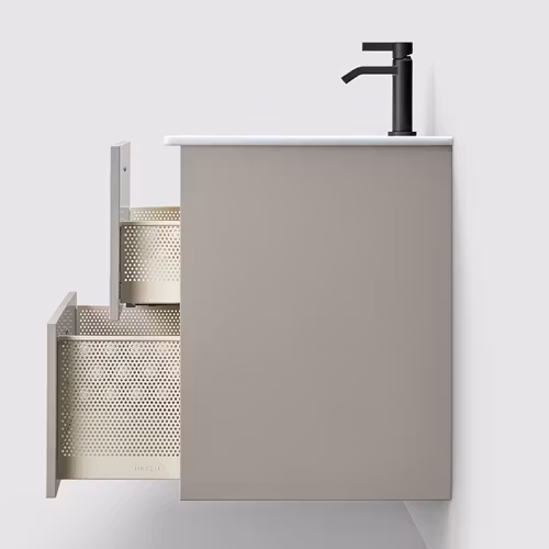 Tvättställsskåp Haven H3/60 Slim med Porslinshandfat