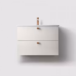 Tvättställsskåp Haven H3/80 Slim med Porslinshandfat