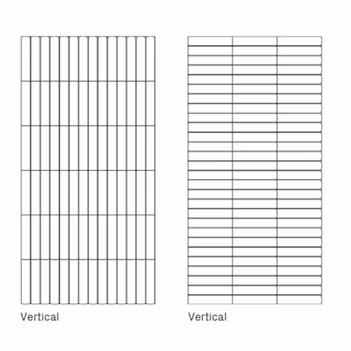 Kakel Fluted Terracotta 10x30