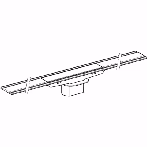 Golvränna Geberit Cleanline 20 Överdel Blank/Förkromad