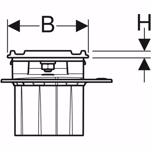 Golvränna Geberit Cleanline 20 Överdel Blank/Förkromad