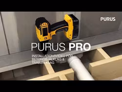 Golvbrunn Purus PRO Line Premium 1000 med Ram, 75 mm Sidoutlopp