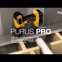 Golvbrunn Purus PRO Line Premium 1200 med Ram, 75 mm Sidoutlopp