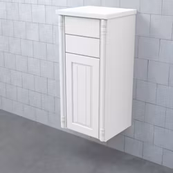 Halvhögt Skåp Björbo Badrum Valhall med Lucka och 2 Lådor