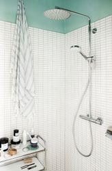 Takduschset Damixa Silhouet 160cc Krom