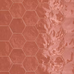 Kakel Hexagon Wall Cherry Pie 15x17