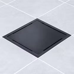 Golvbrunnssil Malmö Lux Svart