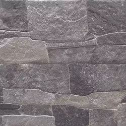 Fasadsten Lyon 3D Dark 15X61