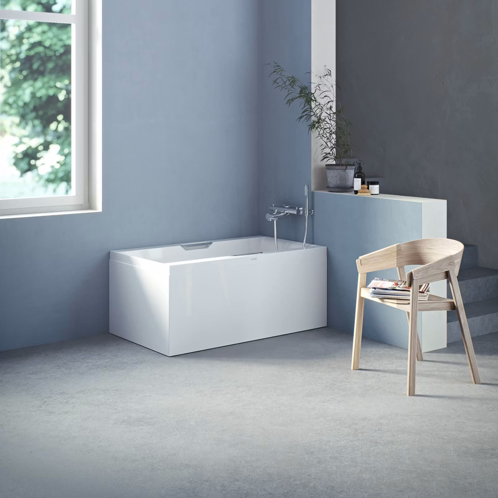 Badkar Nordhem Höllviken Vit Enkel Rygglutning