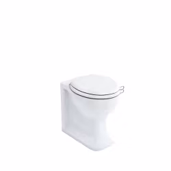 Toalett Burlington Back-To-Wall med Mjukstängande Sits