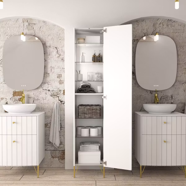 Lyra lampa ø4 cm till Dansani spegel med ljusstyrning