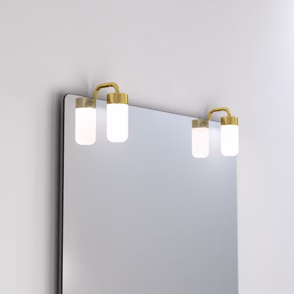 Lyra lampa ø4 cm till Dansani spegel med ljusstyrning