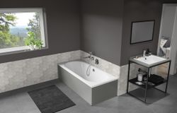 Badkar Langenfeld Classic Duo med Front