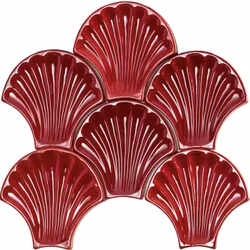 Kakel Sartoria Artigiana Porpora Glossy Le Conchiglie 15x15