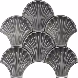 Kakel Sartoria Artigiana Fumo Glossy Le Conchiglie 15x15