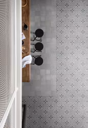 Klinker D Segni Blend Tappeto 7 Grigio 20x20 cm M60S