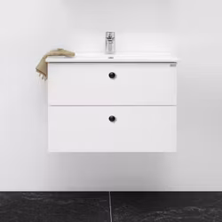 Tvättställsskåp 4AQUA Slim 80 Med 2 Lådor