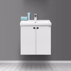 Tvättställsskåp 4AQUA Minimal 50 Med 2 Lådor