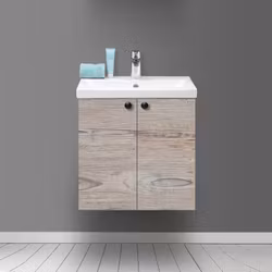 Tvättställsskåp 4AQUA Minimal 50 Med 2 Lådor