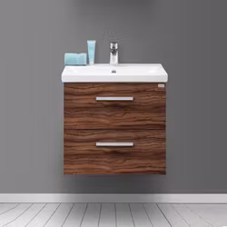Tvättställsskåp 4AQUA Minimal 50 Med 2 Lådor