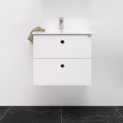 Tvättställsskåp 4AQUA Slim 60 H Med 2 Lådor