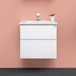 Tvättställsskåp 4AQUA Slim 60 H Med 2 Lådor