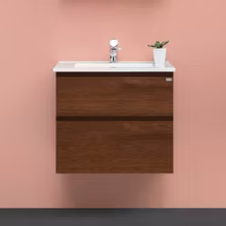 Tvättställsskåp 4AQUA Slim 60 H Med 2 Lådor