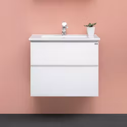 Tvättställsskåp 4AQUA Slim 80 H Med 2 Lådor