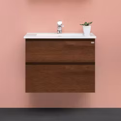 Tvättställsskåp 4AQUA Slim 80 H Med 2 Lådor