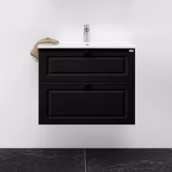 Tvättställsskåp 4AQUA Slim 80 H Med 2 Lådor